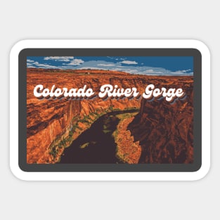 Colorado River Gorge Sticker